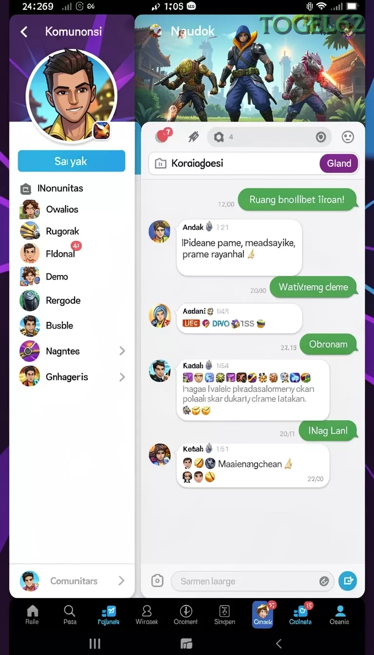 Cuplikan layar 33LGAMES — menu navigasi
