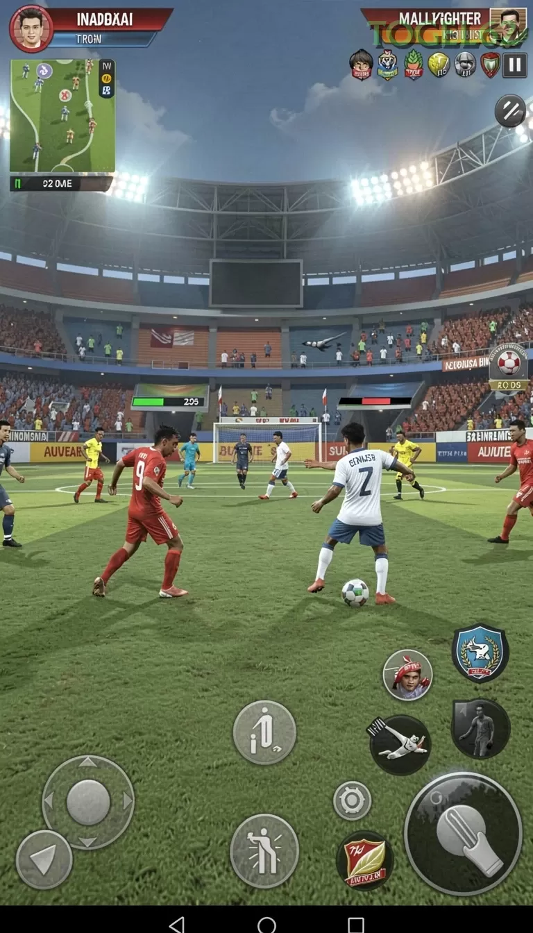 Cuplikan layar CACOR78 — menu navigasi